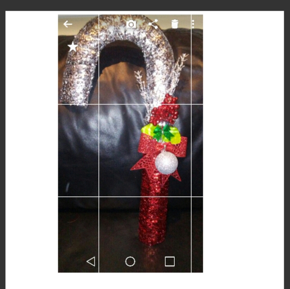 Sweet Sequence Candy Cane 2ft tall